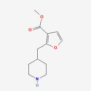 Methyl 2-(piperidin-4-ylmethyl)furan-3-carboxylate