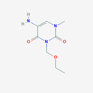 5-Amino-3-(ethoxymethyl)-1-methyl-1,2,3,4-tetrahydropyrimidine-2,4-dione