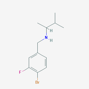 [(4-Bromo-3-fluorophenyl)methyl](3-methylbutan-2-yl)amine