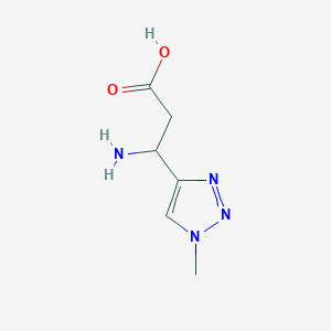 3-Amino-3-(1-methyl-1H-1,2,3-triazol-4-yl)propanoic acid