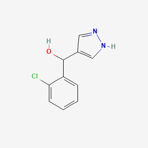 (2-Chlorophenyl)(1H-pyrazol-4-yl)methanol