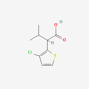 2-(3-Chlorothiophen-2-yl)-3-methylbutanoic acid