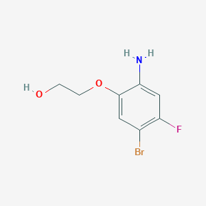 2-(2-Amino-5-bromo-4-fluorophenoxy)ethan-1-ol