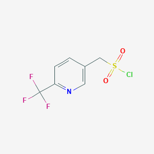 (6-(Trifluoromethyl)pyridin-3-YL)methanesulfonyl chloride