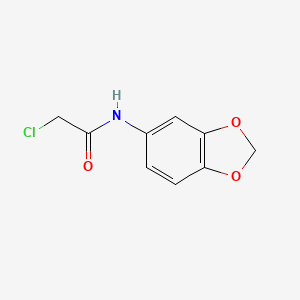 B1331323 N-(1,3-benzodioxol-5-yl)-2-chloroacetamide CAS No. 227199-07-7