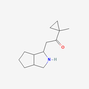 1-(1-Methylcyclopropyl)-2-{octahydrocyclopenta[c]pyrrol-1-yl}ethan-1-one