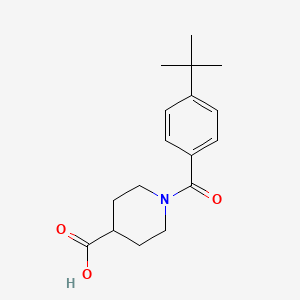 B1331327 1-(4-Tert-butylbenzoyl)piperidine-4-carboxylic acid CAS No. 593261-87-1