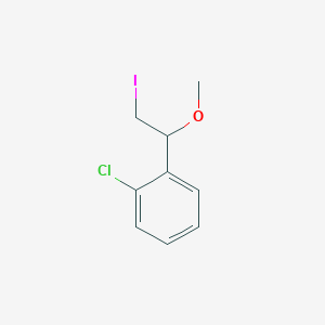 1-Chloro-2-(2-iodo-1-methoxyethyl)benzene