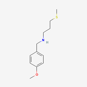 [(4-Methoxyphenyl)methyl][3-(methylsulfanyl)propyl]amine