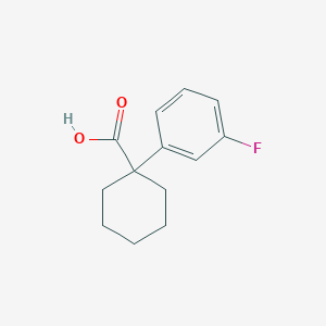 B1331333 1-(3-Fluorophenyl)cyclohexanecarboxylic acid CAS No. 214262-98-3