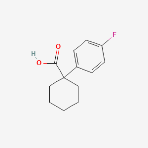 molecular formula C13H15FO2 B1331335 1-(4-氟苯基)环己烷甲酸 CAS No. 214263-00-0