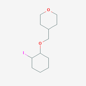 4-{[(2-Iodocyclohexyl)oxy]methyl}oxane