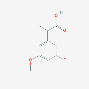 2-(3-Fluoro-5-methoxyphenyl)propanoic acid