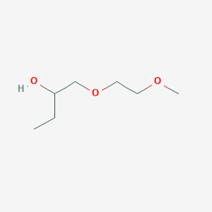 molecular formula C7H16O3 B13313410 1-(2-Methoxyethoxy)butan-2-ol 