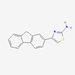 molecular formula C16H12N2S B1331342 4-(9H-芴-2-基)-1,3-噻唑-2-胺 CAS No. 299438-56-5