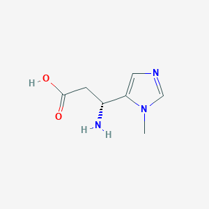 (3R)-3-amino-3-(1-methyl-1H-imidazol-5-yl)propanoic acid