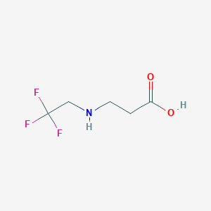 3-[(2,2,2-Trifluoroethyl)amino]propanoic acid