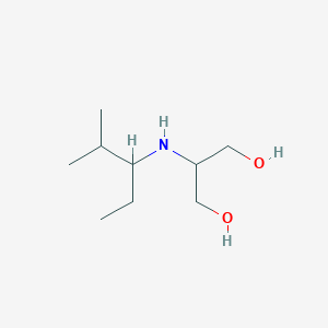 2-[(2-Methylpentan-3-yl)amino]propane-1,3-diol