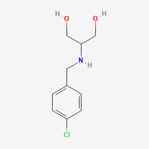 2-{[(4-Chlorophenyl)methyl]amino}propane-1,3-diol