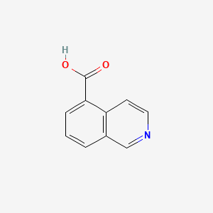 molecular formula C10H7NO2 B1331352 异喹啉-5-羧酸 CAS No. 27810-64-6