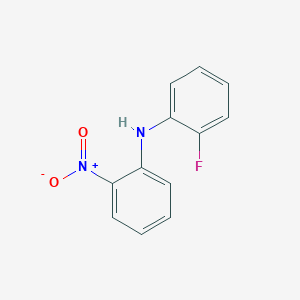 molecular formula C12H9FN2O2 B1331354 2-氟-N-(2-硝基苯基)苯胺 CAS No. 28898-02-4