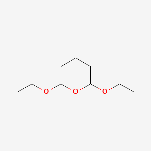 molecular formula C9H18O3 B1331355 2,6-二乙氧基四氢吡喃 CAS No. 3149-12-0