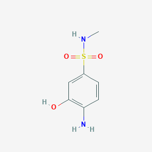 4-Amino-3-hydroxy-N-methylbenzene-1-sulfonamide