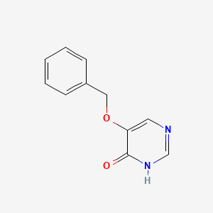 molecular formula C11H10N2O2 B1331357 5-(苄氧基)嘧啶-4-醇 CAS No. 91138-06-6