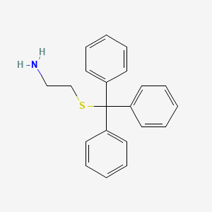 molecular formula C21H21NS B1331358 2-(三苄硫基)乙胺 CAS No. 1095-85-8