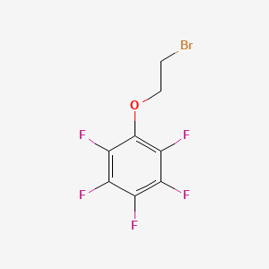 molecular formula C8H4BrF5O B1331359 1-(2-溴乙氧基)-2,3,4,5,6-五氟苯 CAS No. 6669-01-8