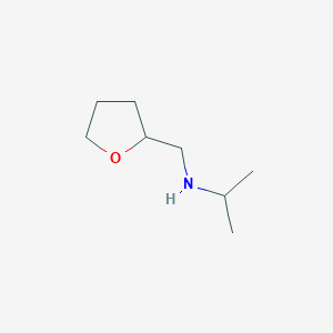 molecular formula C8H17NO B1331363 异丙基-(四氢呋喃-2-基甲基)-胺 CAS No. 5064-46-0
