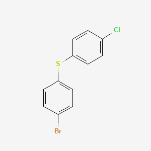 molecular formula C12H8BrClS B1331366 (4-溴苯基)(4-氯苯基)硫醚 CAS No. 24535-57-7