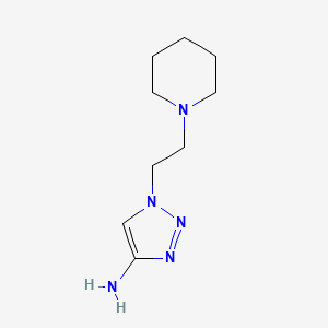 1-[2-(piperidin-1-yl)ethyl]-1H-1,2,3-triazol-4-amine