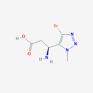 (3S)-3-Amino-3-(4-bromo-1-methyl-1H-1,2,3-triazol-5-yl)propanoic acid