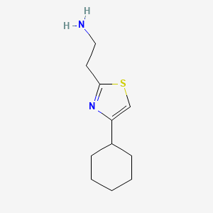 2-(4-Cyclohexyl-1,3-thiazol-2-yl)ethan-1-amine