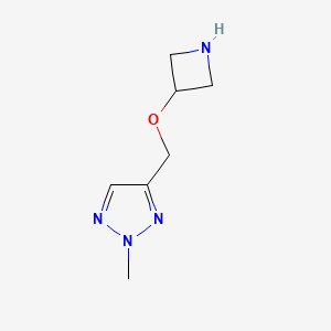 4-[(Azetidin-3-yloxy)methyl]-2-methyl-2H-1,2,3-triazole