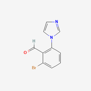 2-Bromo-6-(1H-imidazol-1-yl)benzaldehyde