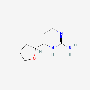 6-(Oxolan-2-yl)-1,4,5,6-tetrahydropyrimidin-2-amine