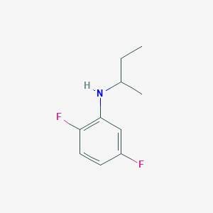 molecular formula C10H13F2N B13313820 N-(butan-2-yl)-2,5-difluoroaniline 