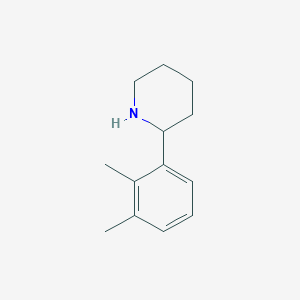 molecular formula C13H19N B13313829 2-(2,3-Dimethylphenyl)piperidine 