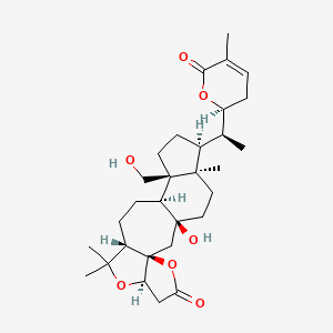 molecular formula C30H44O7 B13313835 Kadcoccilactone C 