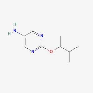 2-[(3-Methylbutan-2-yl)oxy]pyrimidin-5-amine