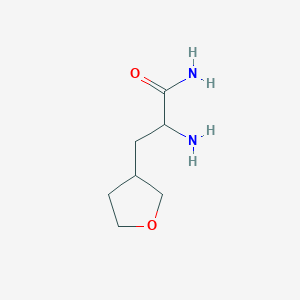 2-Amino-3-(oxolan-3-yl)propanamide