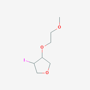 3-Iodo-4-(2-methoxyethoxy)oxolane