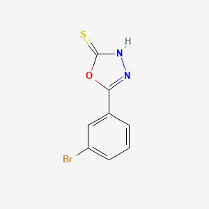 molecular formula C8H5BrN2OS B1331394 5-(3-溴苯基)-1,3,4-恶二唑-2-硫醇 CAS No. 88466-20-0