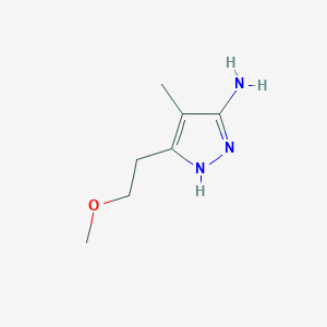 3-(2-methoxyethyl)-4-methyl-1H-pyrazol-5-amine