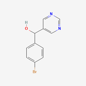 (4-Bromophenyl)(pyrimidin-5-yl)methanol