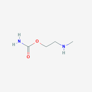 molecular formula C4H10N2O2 B13313973 2-(Methylamino)ethyl carbamate 