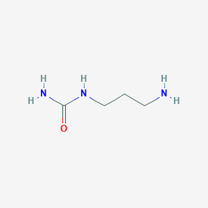 molecular formula C4H11N3O B13314027 (3-Aminopropyl)urea 