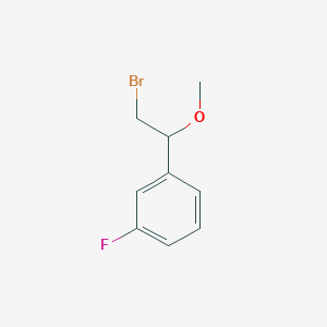 1-(2-Bromo-1-methoxyethyl)-3-fluorobenzene